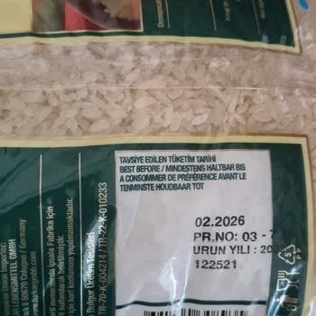 Duru Bulgur Açılmamış Pirinç Paketinde Güve Problemi