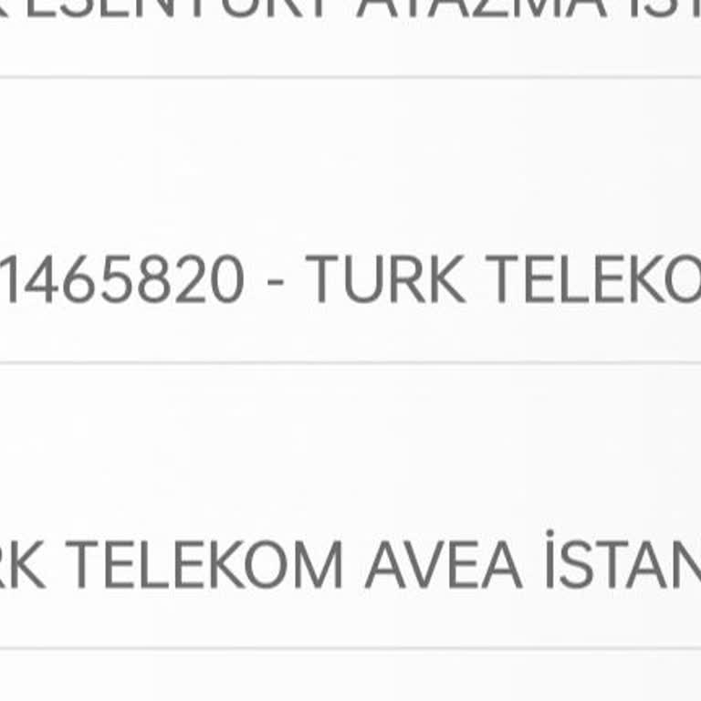 Türk Telekom Kredi Kartı Faturalı Sorunu
