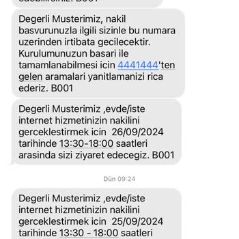 Türk Telekom Randevu Tarihini Değiştirip Ona Da Gelmiyor