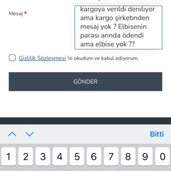 Nurtuba Sipariş Verilen Elbisenin Teslim Edilmemesi
