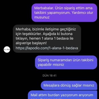 La Podio Butik La Podio Ürünleri Kargolamıyor. Firmaya Ulaşılmıyor.