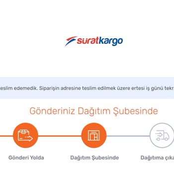 Sürat Kargo Teslim Edilmeyen Ürün Ve Kargo