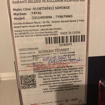 Tefal Süpürge Teknoloji Alanında Tüm Şansızlığım Bunda Kullandım