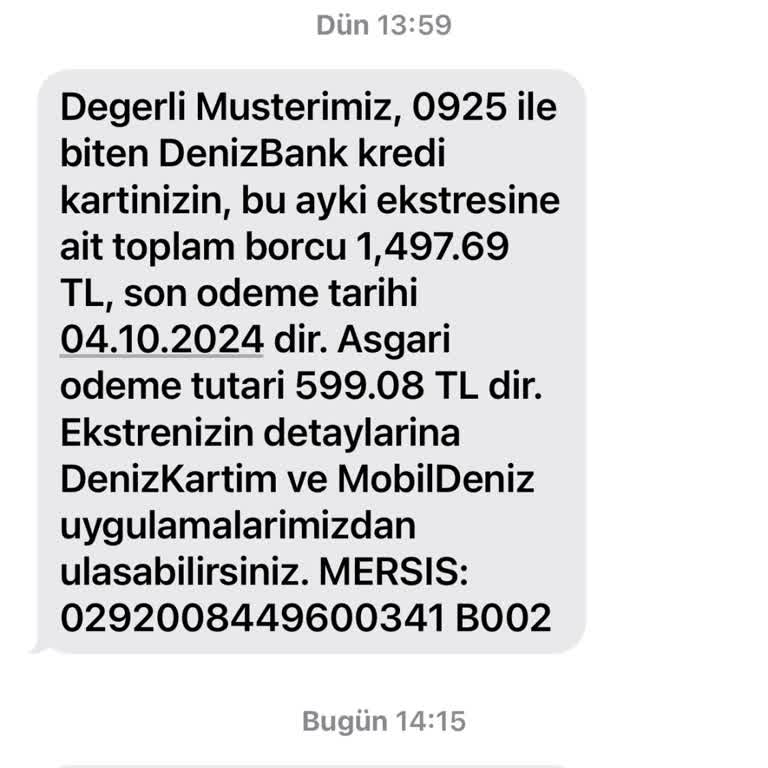 Denizbank Kredi Kartı Kapama Sonrası Beklenmedik Borç Çıkışı