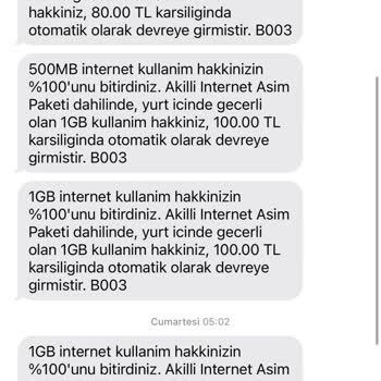 Vodafone Fatura Şoku: Gece İnternet Aşımı ve Yüksek Ücretler!