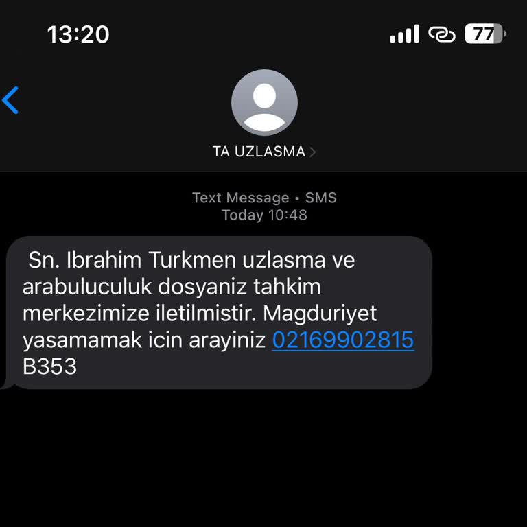 TAL UZLAŞMA (SMS) Ta Uzlaşma - Şikayet