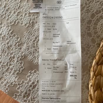 McDonald's Yine Eksik Ürün Gönderdi