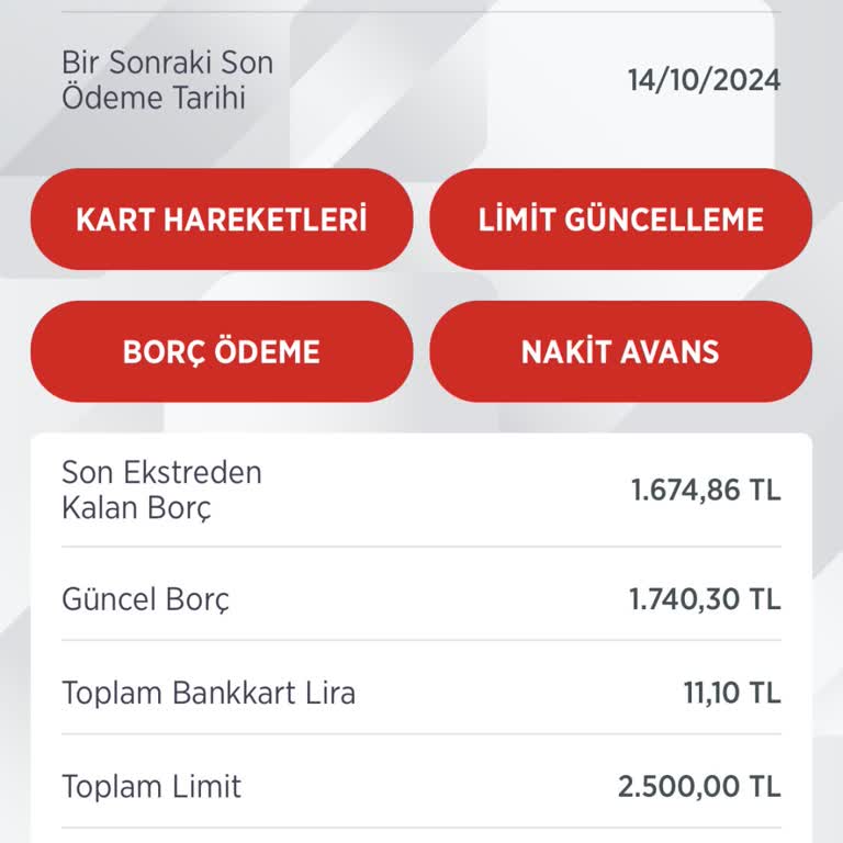 Ziraat Bankası Ziraat Genç Kart Kredi Limiti Artmıyor
