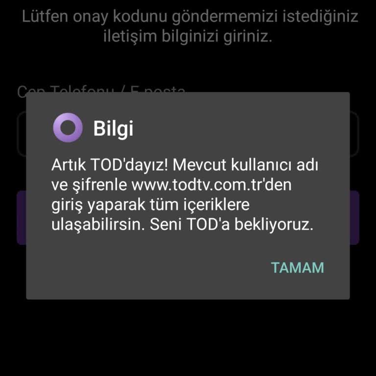 Bein Connect Üyeliğimi Kullanamıyorum. Şifre Oluşturamıyorum.