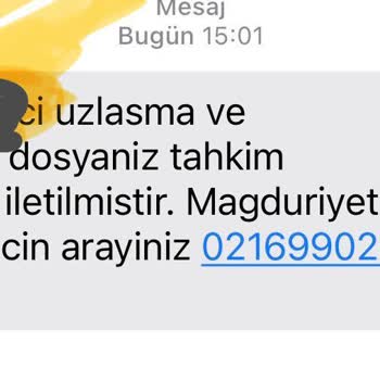 TA UZLASMA (SMS) Adıma Böyle Bir Mesaj Geldi Kabul Etmiyorum