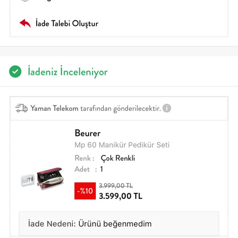 Beymen Online İade Koşulları