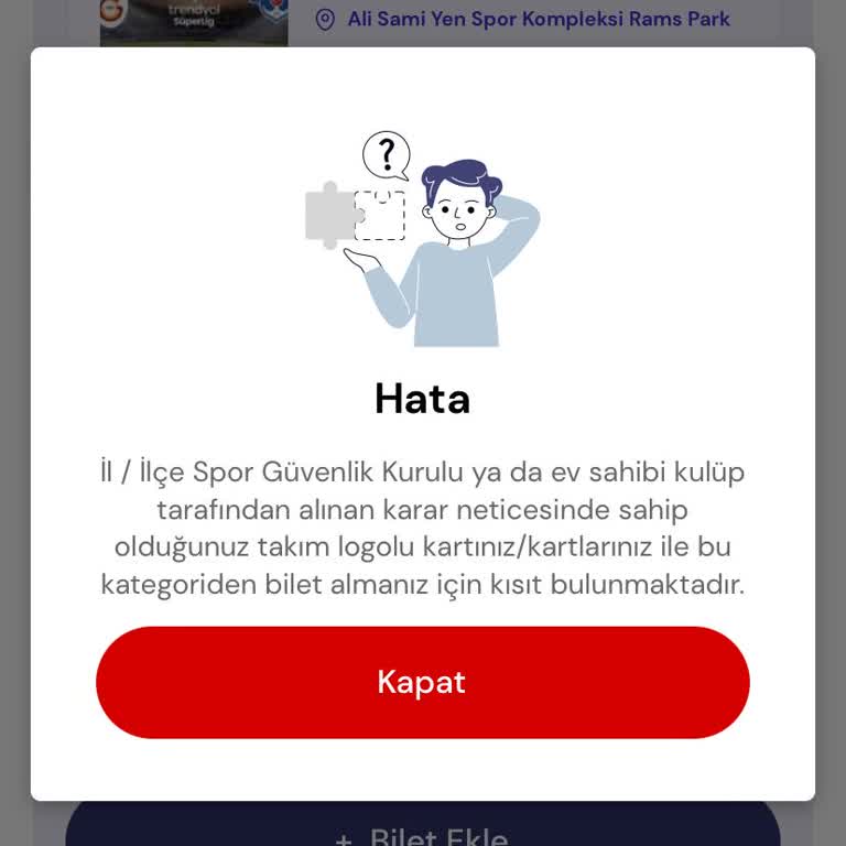 Passolig Bilet Alma Sorunu