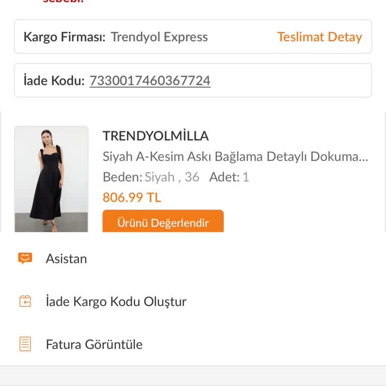 Trendyolmilla Teslim Edilen Ürün Edilmedi Deniyor