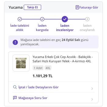 N11 Ürünün İadesini Onaylamıyor Ve Parayı Yatırmıyor