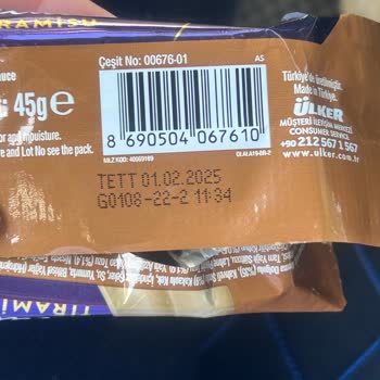 Ülker O'LALA Tiramisu Kekinde Böcek Ve Ağlar Çıktı