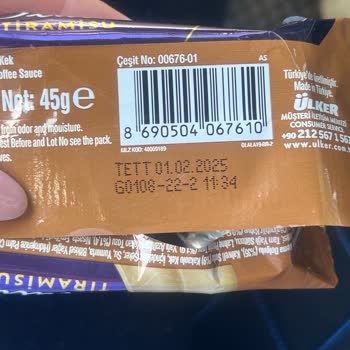 Ülker O'LALA Tiramisu Kekinde Böcek Ve Ağlar Çıktı