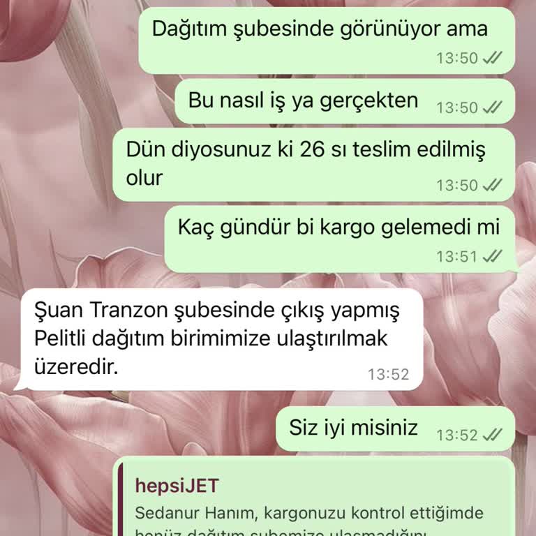 Hepsijet Kargo Hizmetinde Yaşanan Sorunlar
