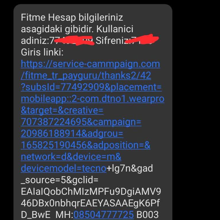 FitMe Ücretini Geri İsterim