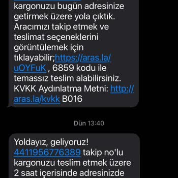 Aras Kargo Kargom Teslim Edilmiyor