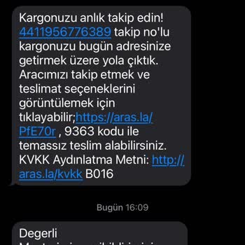 Aras Kargo Kargom Teslim Edilmiyor
