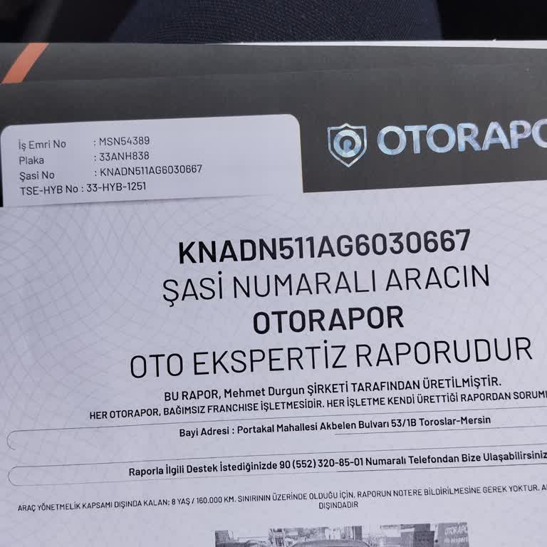 Mersin Portakal Otorapor Rapor Yayınlanmadan Alıcıya Abartılı Bilgi