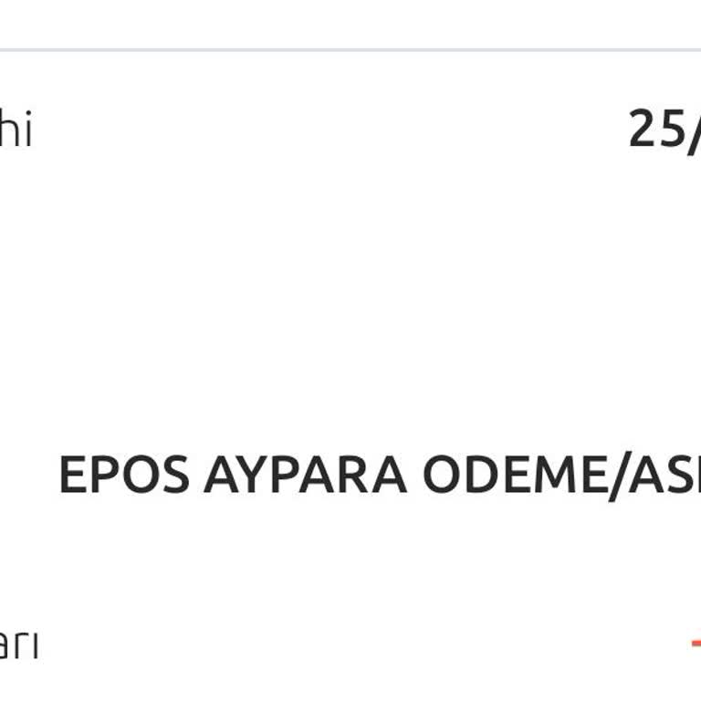 Epos Aypara Usulsüz Para Çekimi