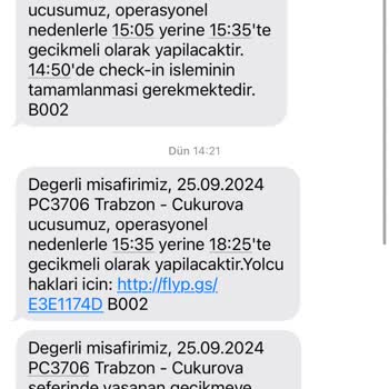 Pegasus Uçuşunda Yaşanan Uzun Rötar Ve Kötü Müşteri Deneyimi