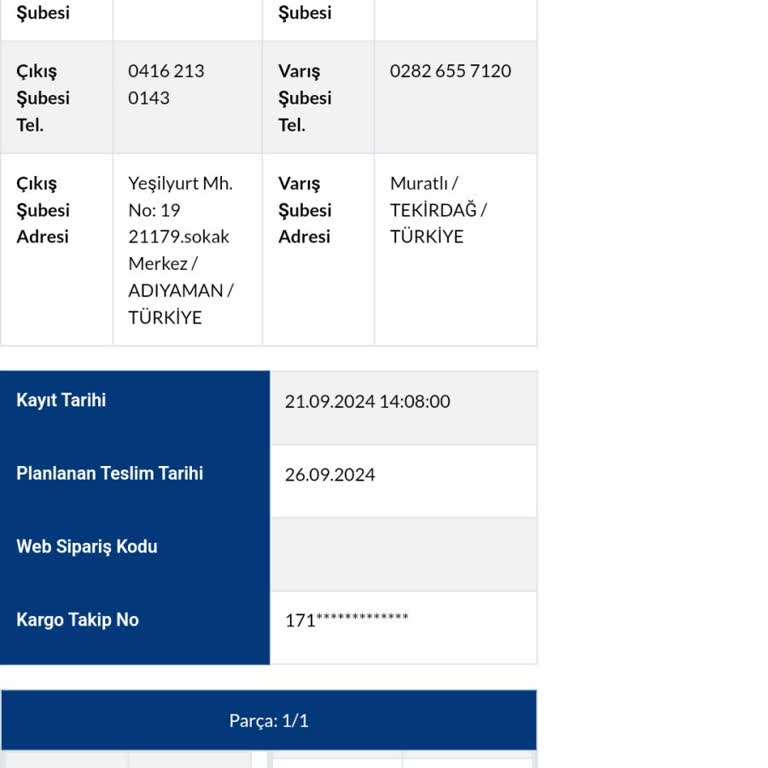 Sürat Kargo, Kargomun Kargo Aracına Yüklenip 4 Gündür Orada Olması.