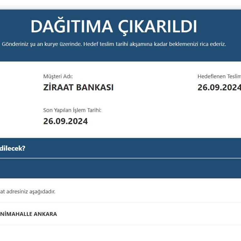 Ziraat Bankası Kart Teslimat Sorunu Ve İletişim Problemleri