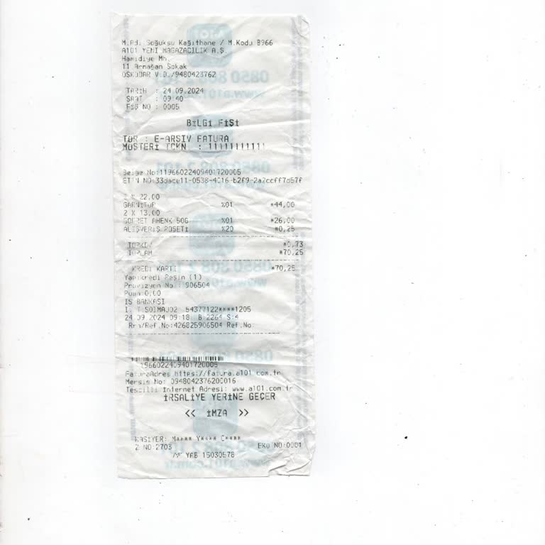 A101 Kredi Kartından 2 Defa Çekilen Ödeme