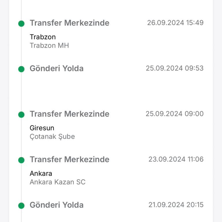 Trendyol Express Şehir Şehir Gezen Kargo