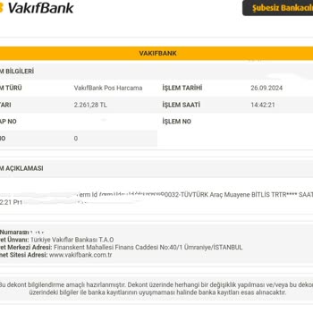 Tüvtürk Bitlis Kart Komisyon Ücreti Kesmesi