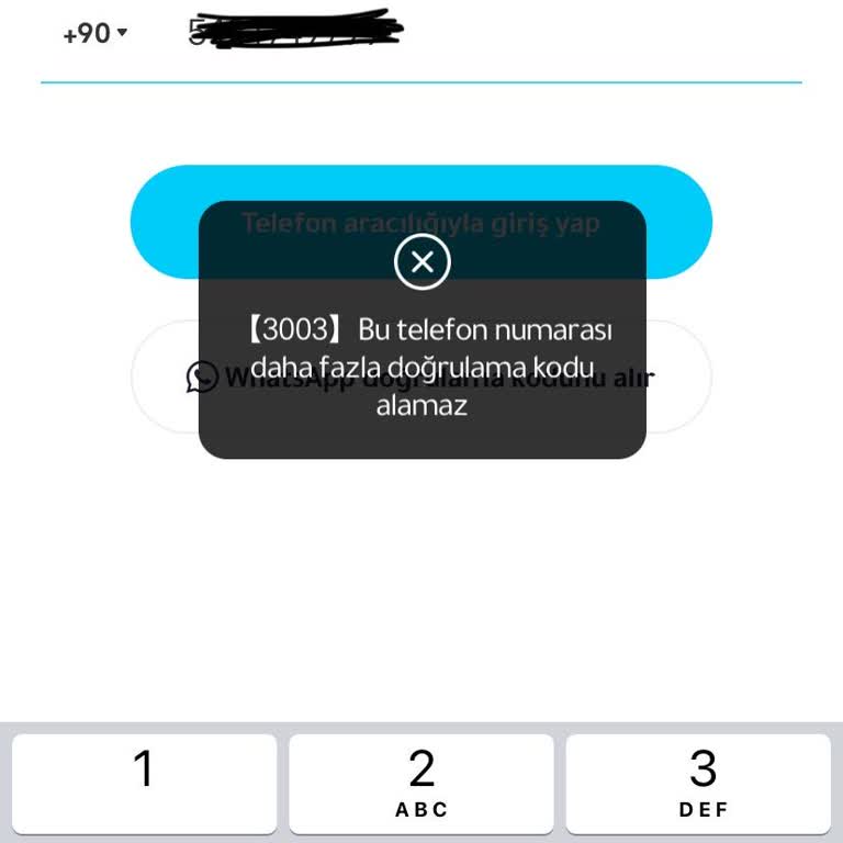 WePlay Ve Play Telefona Giriş Kodu Yollamıyor