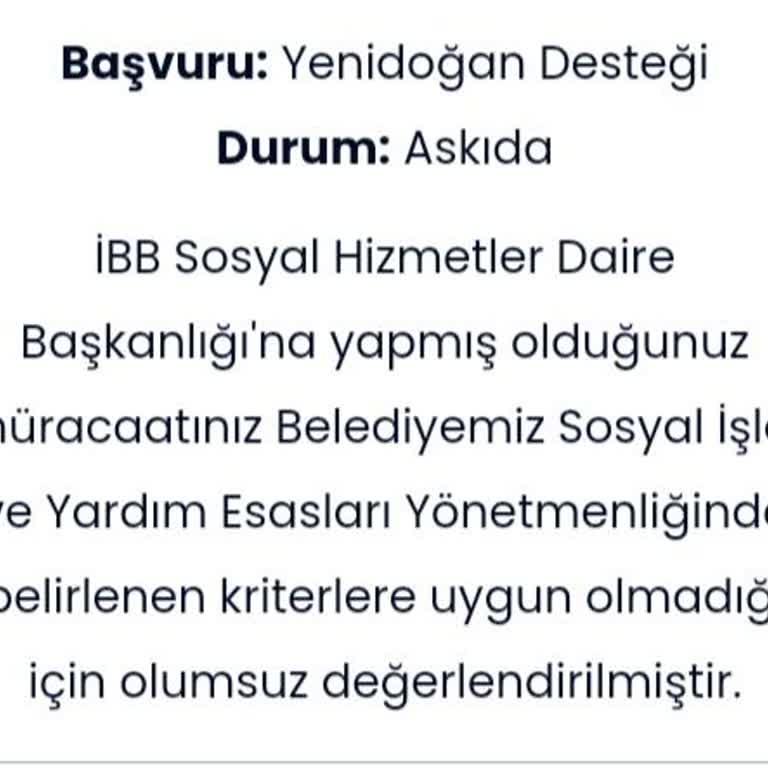 İBB Sedep Başvuru Sürecinde Bilgi Eksikliği Ve Belirsizlik