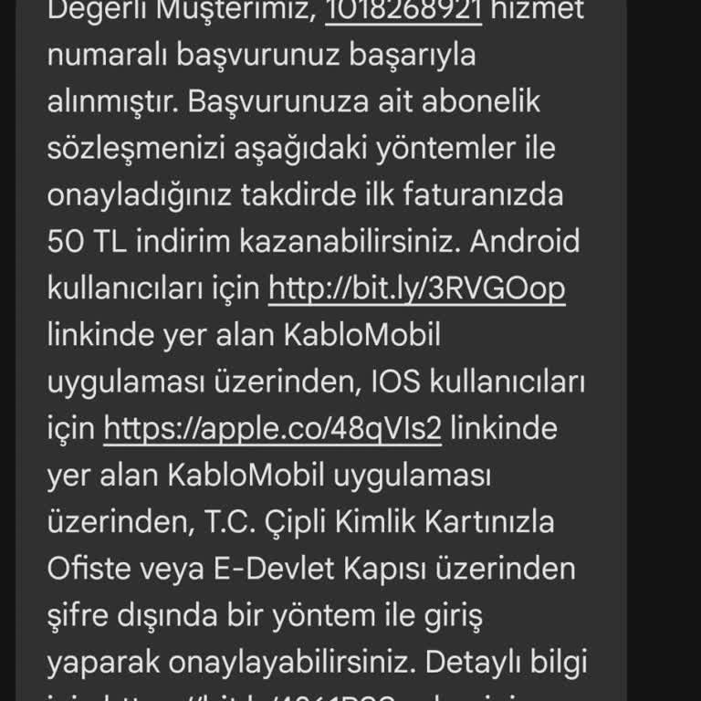 Kablo Net Fiber İnternet Kurulum Yapılmadı