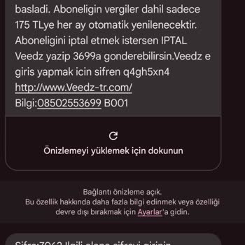Türk Telekom 3699 Bilgim Dışında Başlayan Abonelikler