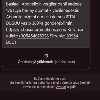Türk Telekom 3699 Bilgim Dışında Başlayan Abonelikler