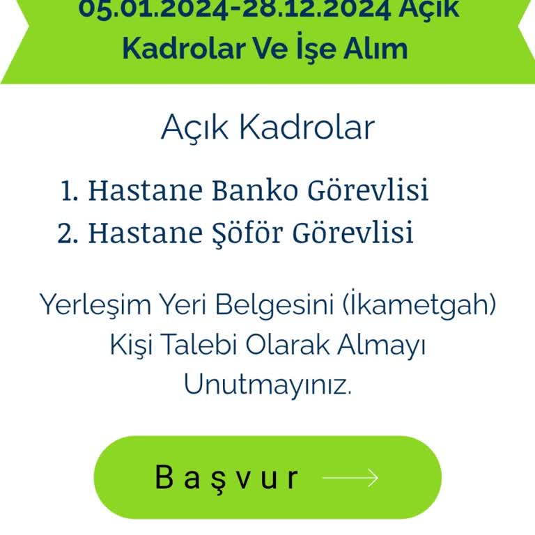 Jooble İs Hastane