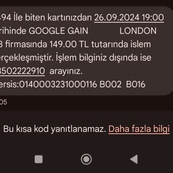 Gain Ödemeyi Aldı Ama Aboneliğimi Başlatmadı