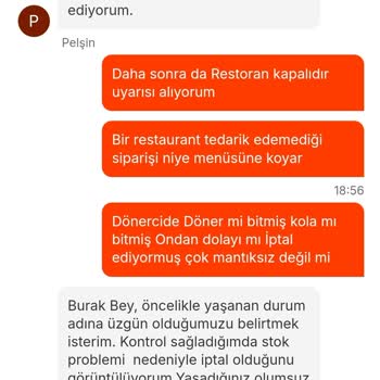 Migros Yemek Siparişlerim İptal Ediliyor