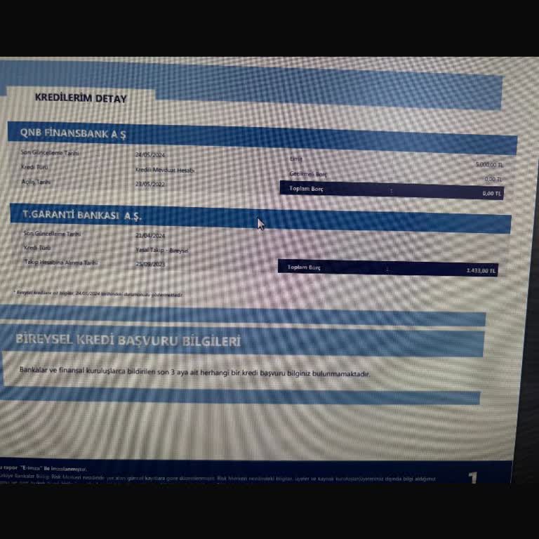 Garanti BBVA Garanti Olmayan Borç