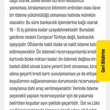 Europcar Mağdur Ediyorlar!