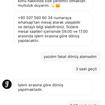 Gardrops Canlı Desteğin İlgisizliği