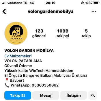 Volon Garden Mobilya Asılsız Satış Yapıyor