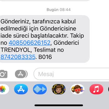 İade Ürünüm Teslim Edildi Olarak Girilmiş Trendyol Düzeltmiyor