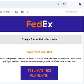 Fedex Markası Adıyla Gönderilen Mailler Hakkında