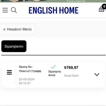 English Home Ürünleri Kargoya Vermiyor!