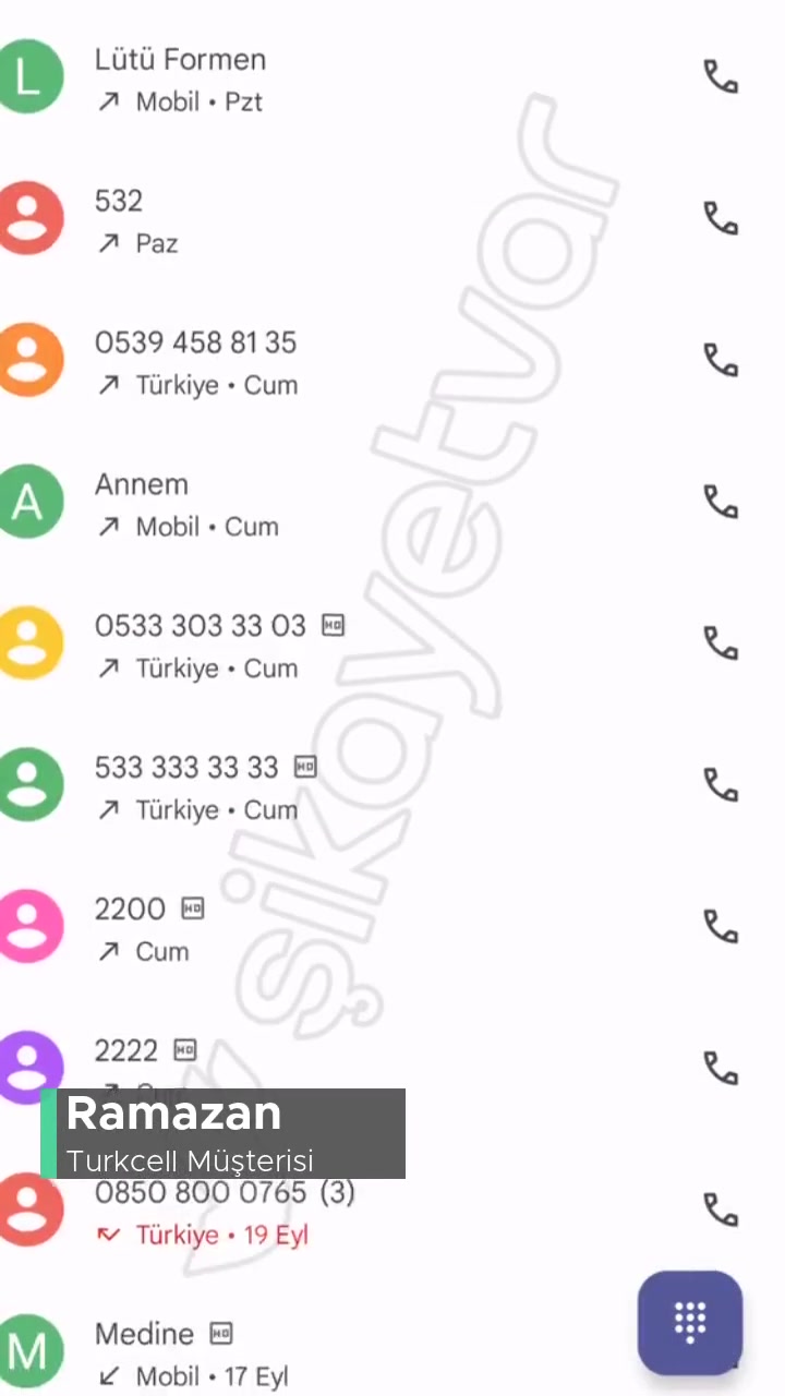 Turkcell Arama Yapamıyorum, Kimseden Arama Gelmiyor! videonun kapak resmi