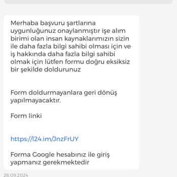 İşin Olsun Uygulaması Güvenlik Açığı