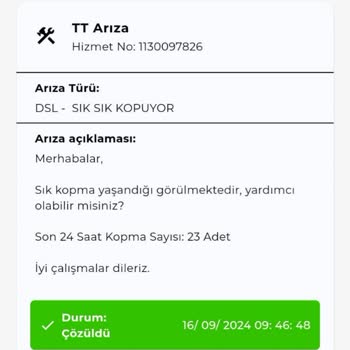 Kablo TV DSL Bağlantım Sürekli Kopuyor